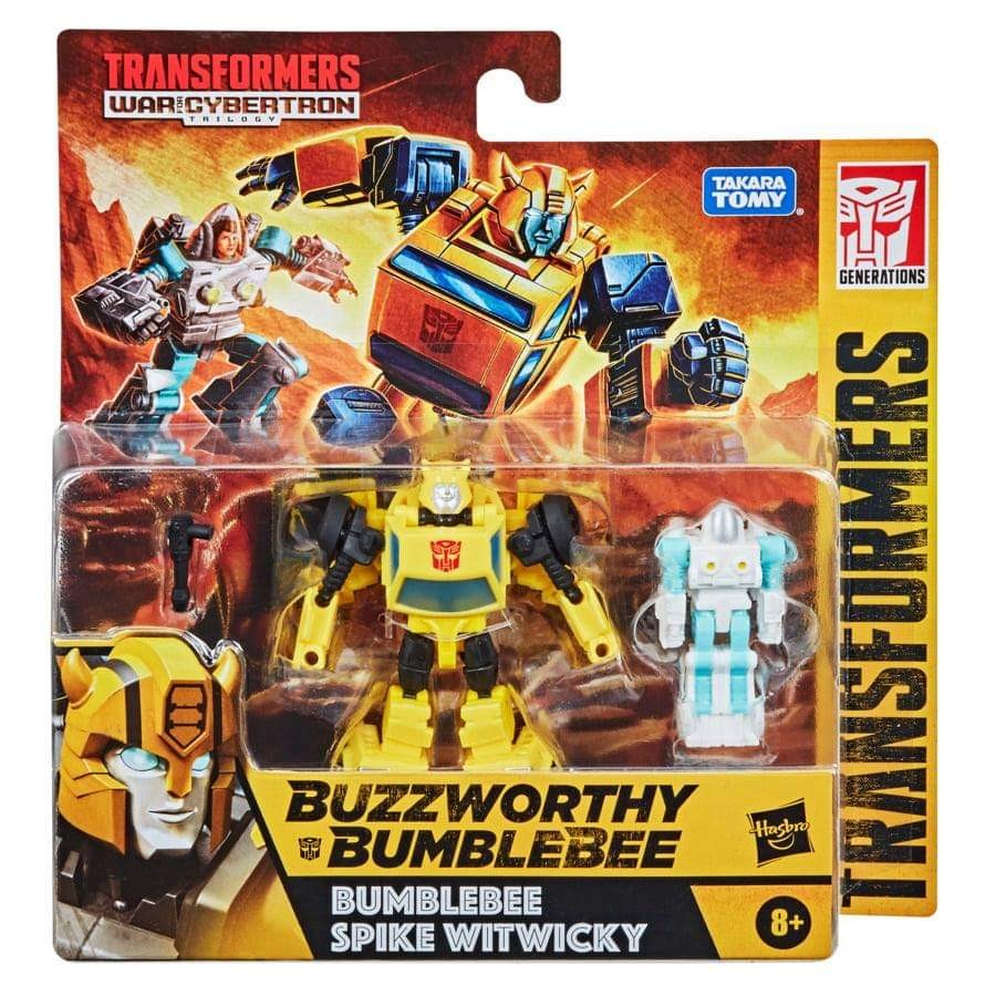 Transformers News: Brand New Transformers War For Cybertron Bumblebee and Spike Two Pack Revealed
