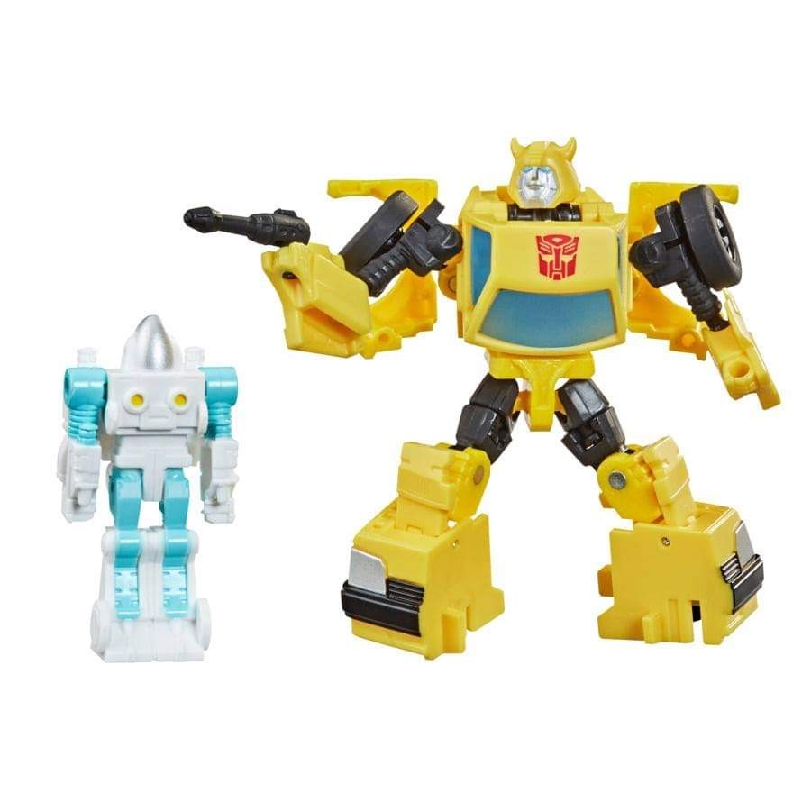Transformers News: Brand New Transformers War For Cybertron Bumblebee and Spike Two Pack Revealed