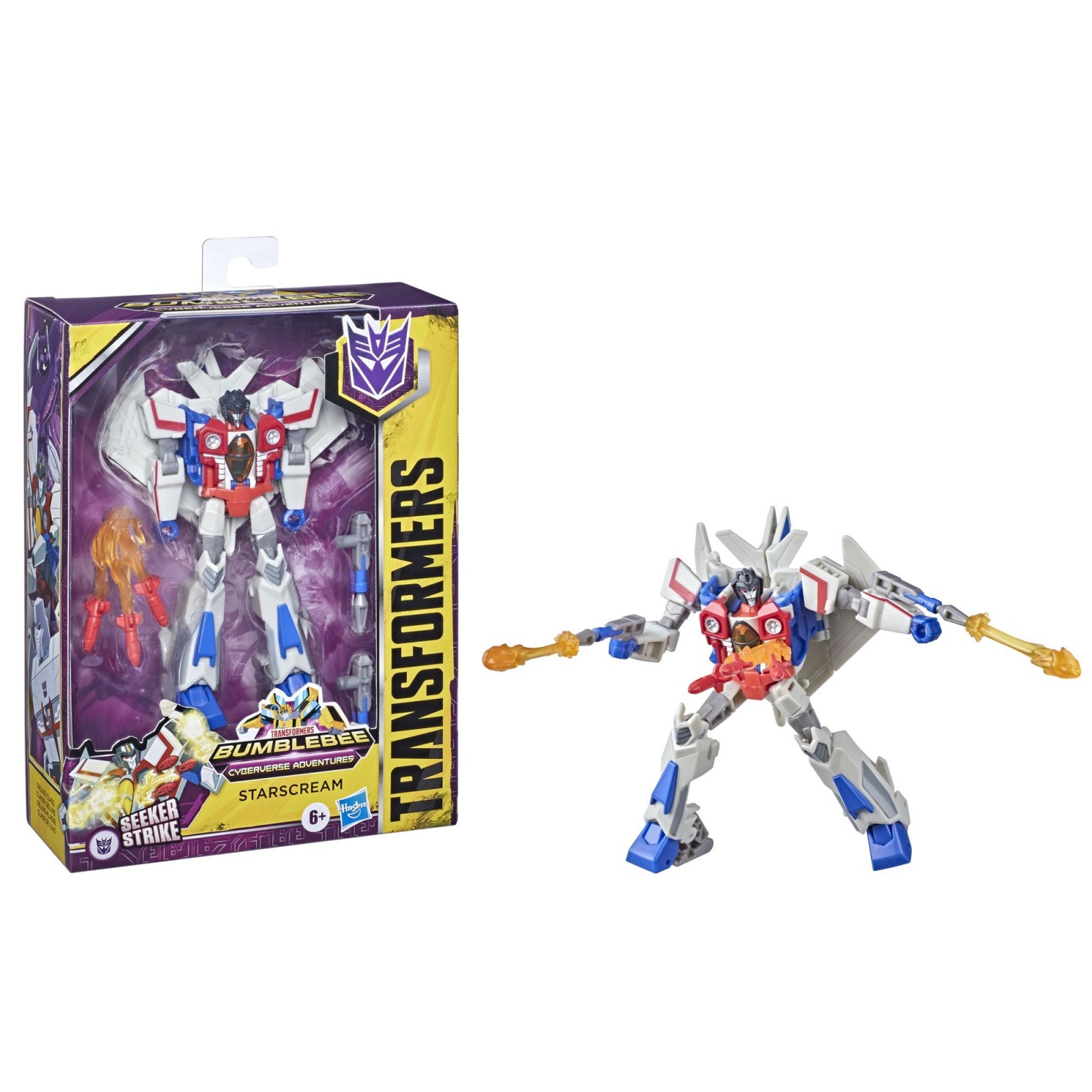 Transformers News: New Stock Images of Transformers Cyberverse Deluxe Class Starscream