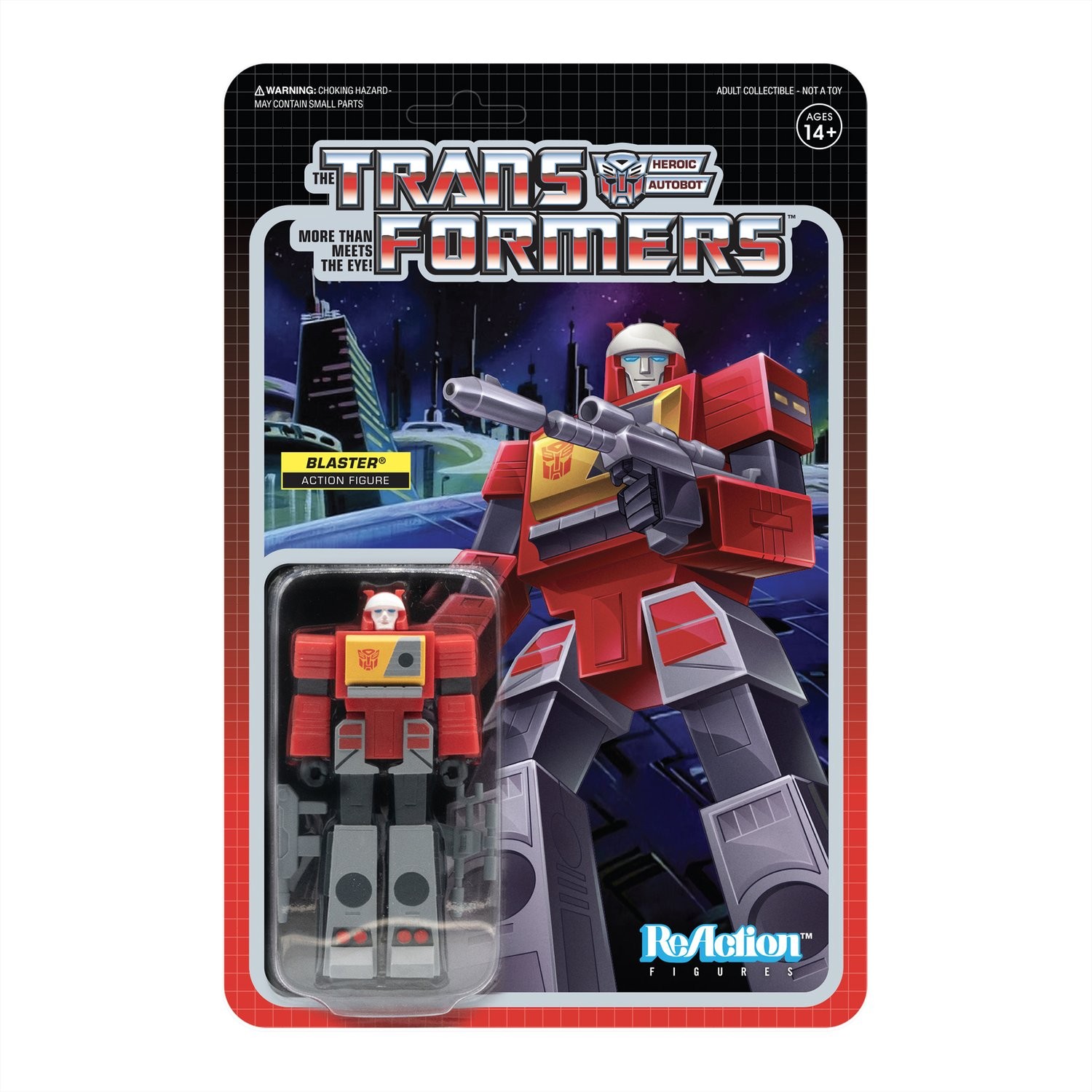 Transformers News: New Super7 Transformers ReActions Figures Revealed- Blitzwing, Perceptor, Dirge and Blaster