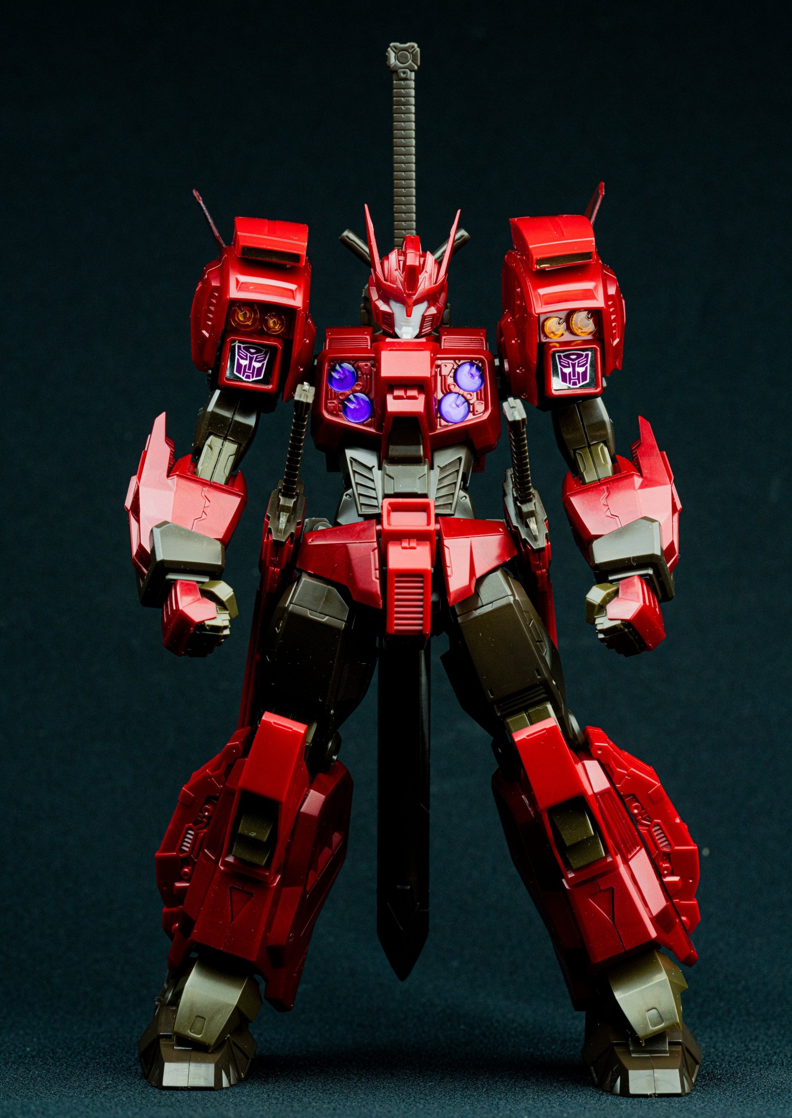Transformers News: New Inages of Flame Toys Shattered Glass Drift Furai Model Kit