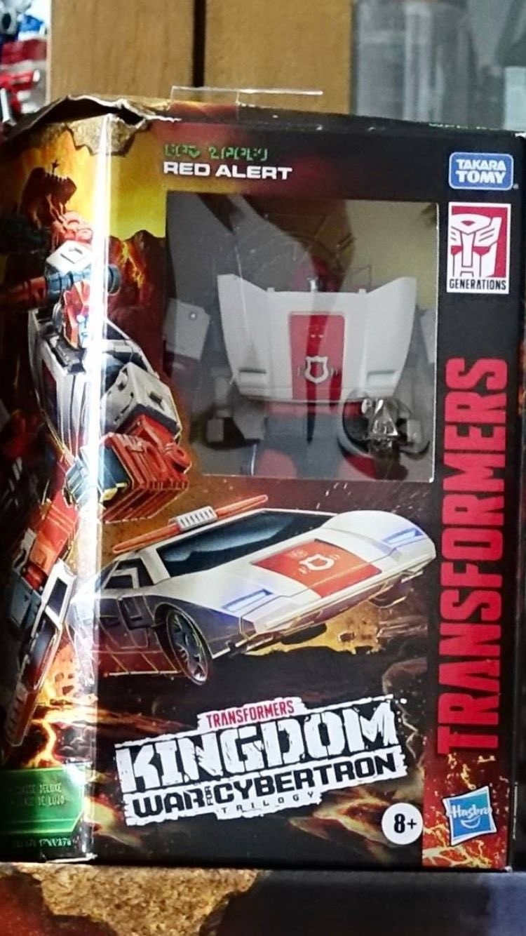 Transformers News: First Look at War For Cybertron: Kingdom Deluxe Class Red Alert.