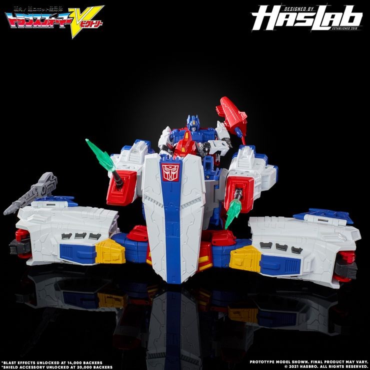 Transformers News: Hasbro Reveals Shield, 2 Micromasters and Base Mode for the Haslab Victory Saber Project