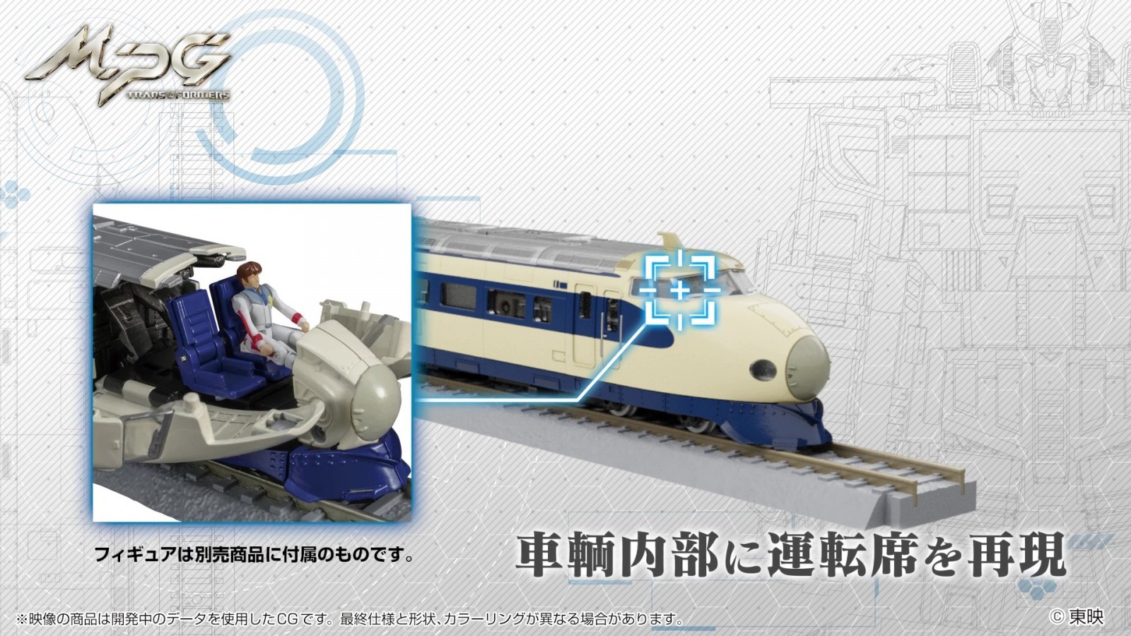 Transformers News: Scale and Features of MPG 01 Trainbot Shouki Shown in New Video from Takara
