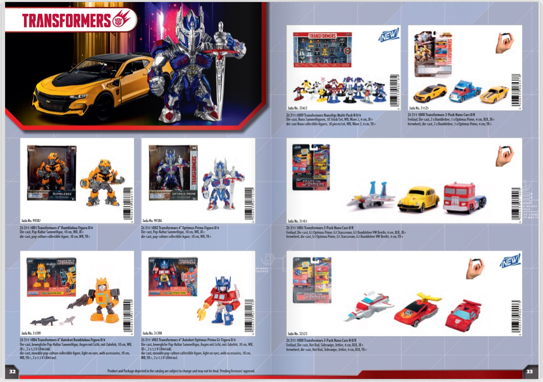 Transformers News: Jada Toys 2022 Release Features Optimus Prime Self-Transforming Budget and More