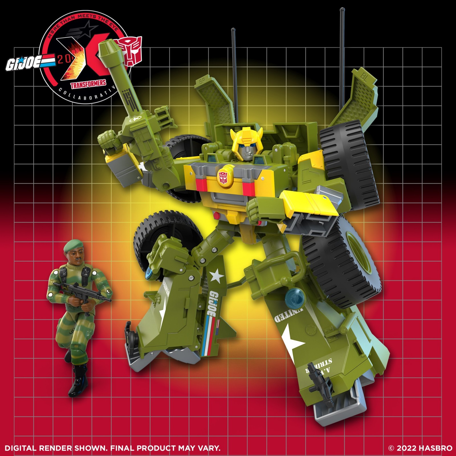 New GI Joe Transformer Crossover Toy with Bumblebee and Stalker