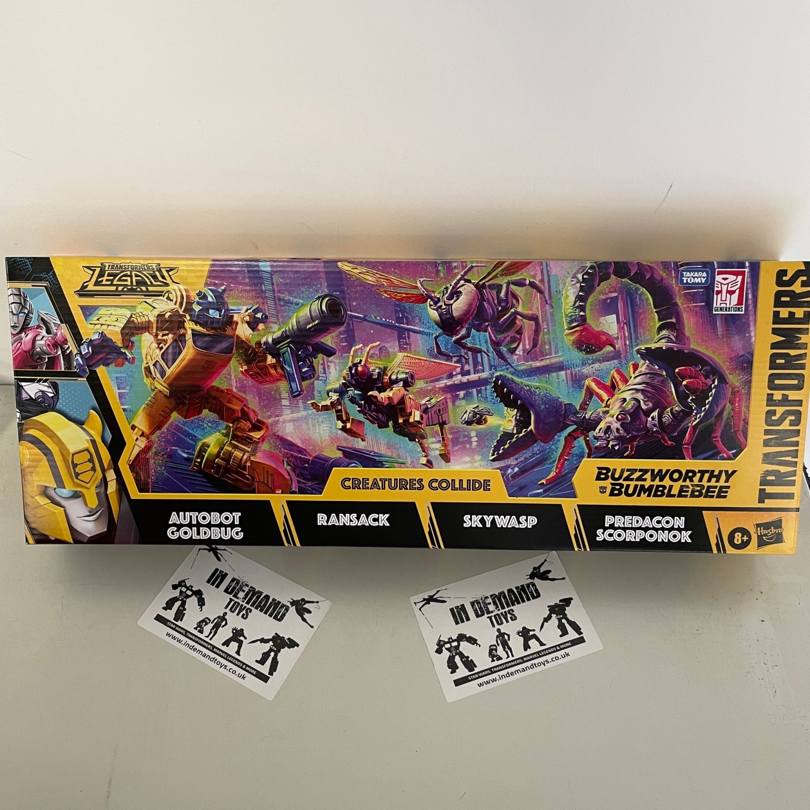 Transformers News: Transformers Buzzworthy Bumblebee Creatures Collide 4 Pack Full Revealed