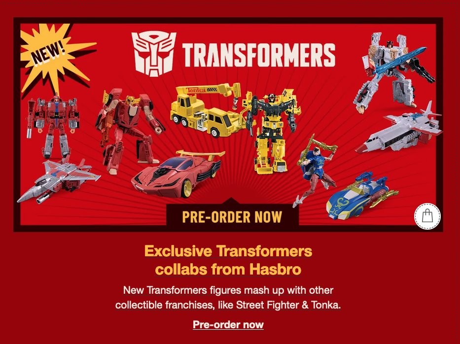 Transformers News: Transformers Targets Summer Geek-Out Offerings Revealed with Tonka Devastator and Street Fighter