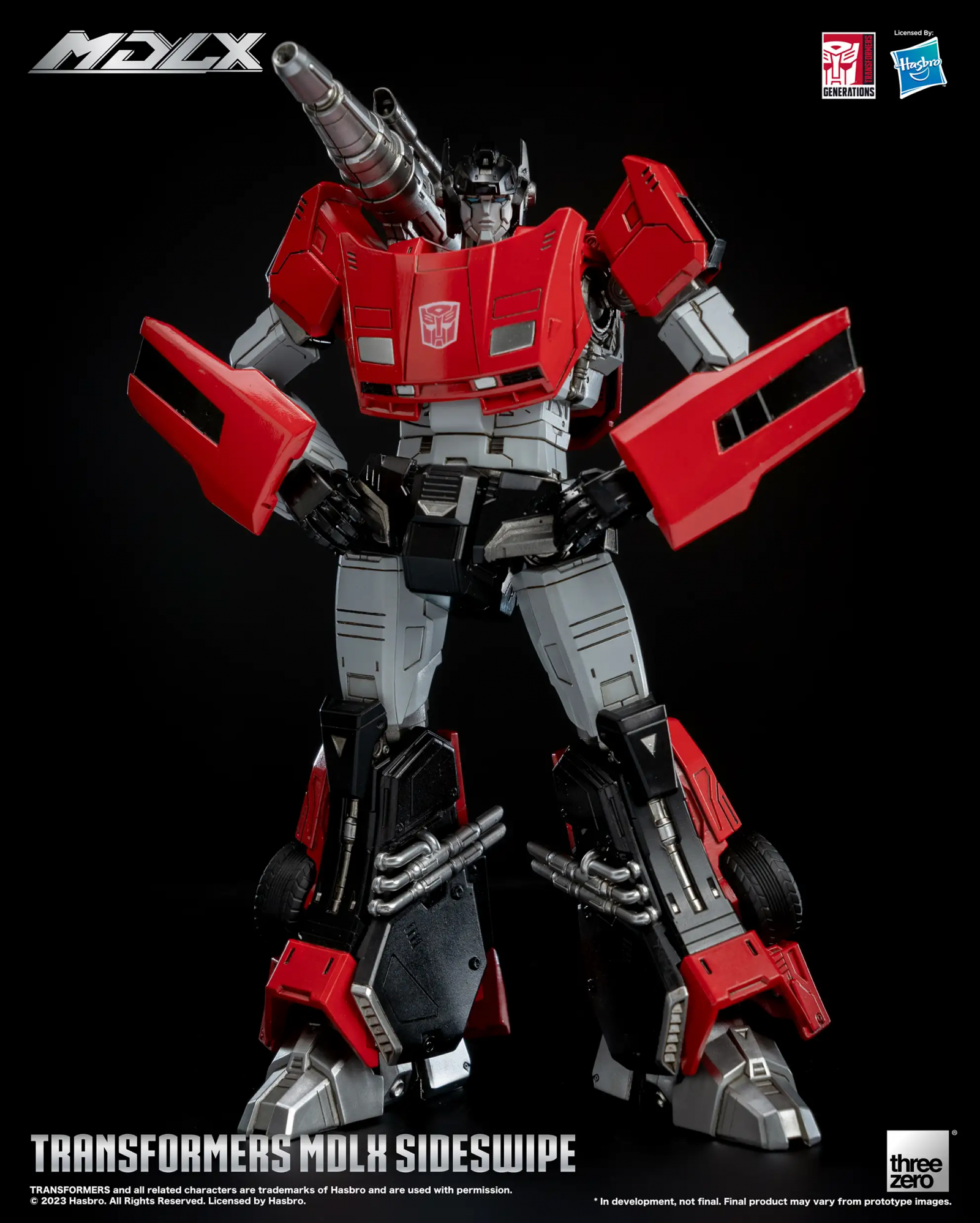 Transformers News: ThreeZero Transformers G1 Sideswipe Full Reveal